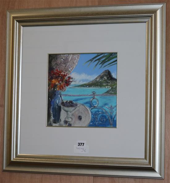 Louis Jansen Van Vuuren (South African b. 1949), Cape Town Interior 2, 24 x 24cm